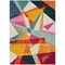 Edge Collections - 5' x 8' - Multicolor - Area Rug for Geometric Indoor and Outdoor Use Washable - 1 Piece